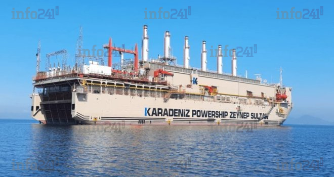 Électricité : deux navires prêts à produire, mais le Gabon tarde à brancher la solution turque